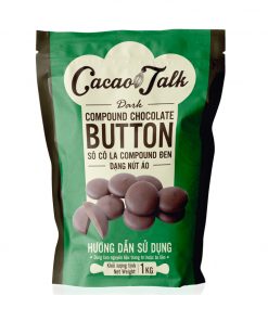 Dark Compound Chocolate Button