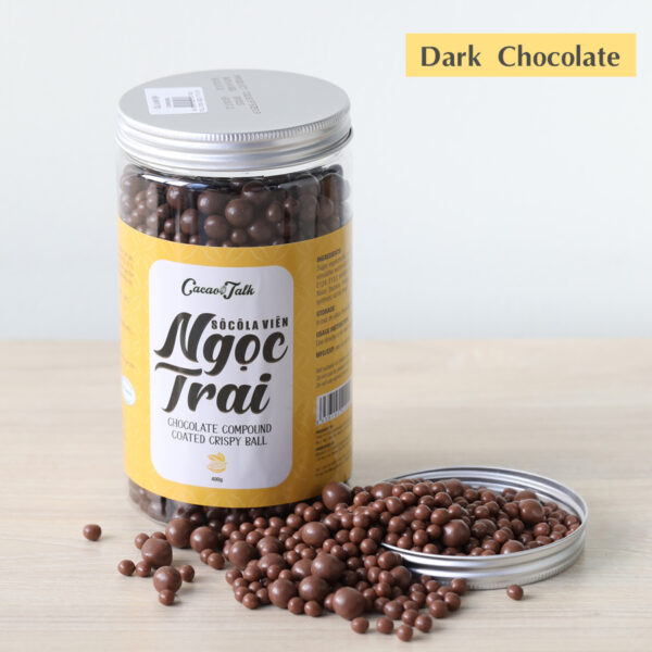 so co la vien ngoc trai cacao talk 400g dark chocolate - fancyfoods.vn