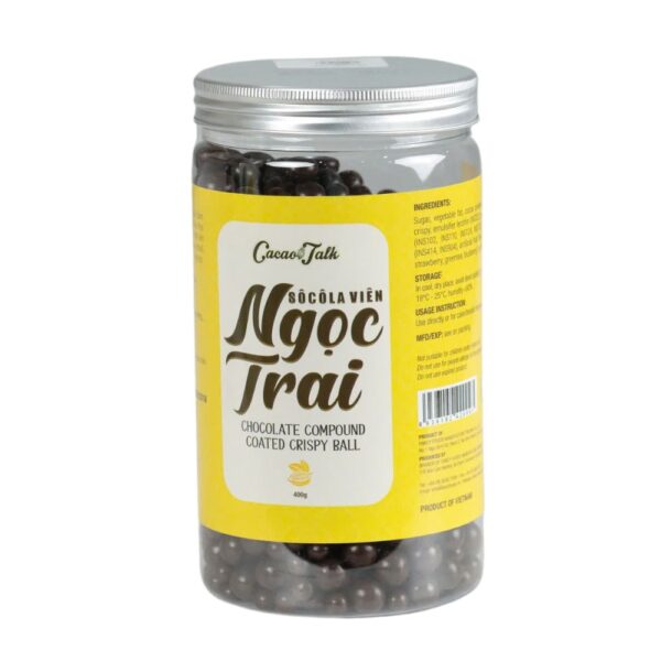 Sô Cô La Viên Ngọc Trai Cacao Talk - Dark Chocolate (400g)