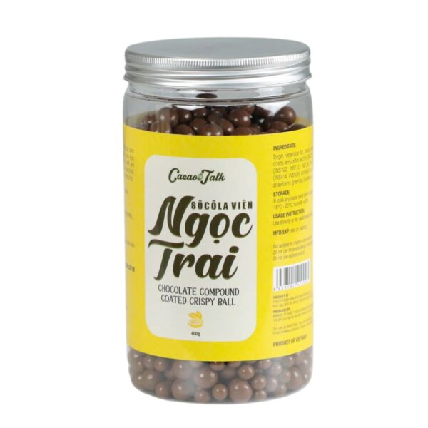 Sô Cô La Viên Ngọc Trai Cacao Talk - Hương Caramel (400g)