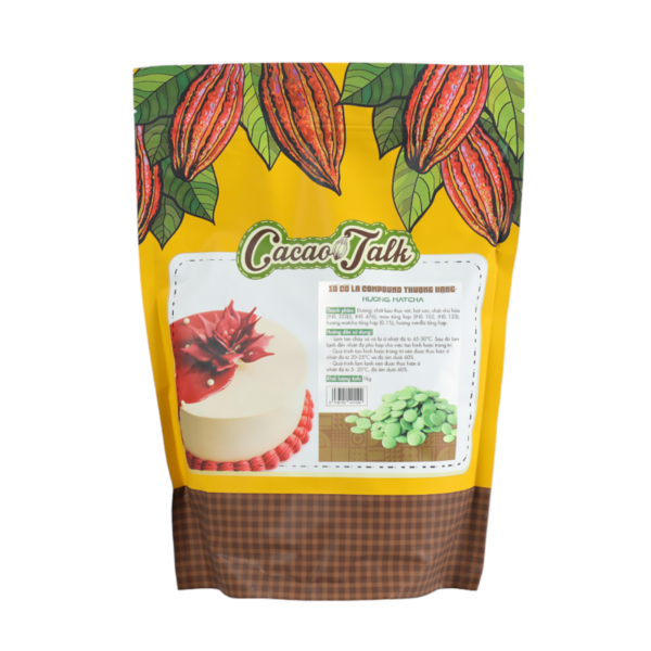 Sô Cô La Compound Thượng Hạng Hương Trà Xanh Cacao Talk – Dạng Nút Áo (1kg)