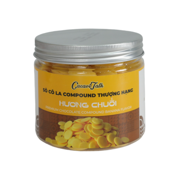 Sô Cô La Compound Thượng Hạng Hương Chuối Cacao Talk – Dạng Nút Áo (250g)