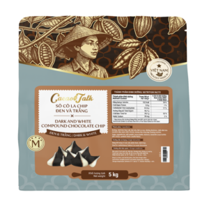 Black White Chocolate Chips Cacao Talk (5kg)