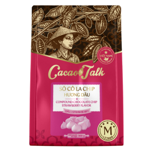 Sô Cô La Chip Hương Dâu Cacao Talk - Size M (300 g)