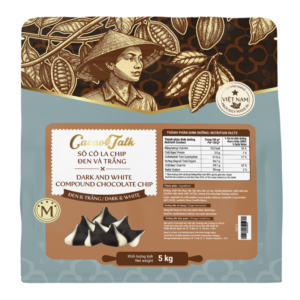 Sô Cô La Chip Đen Và Trắng Cacao Talk - Size M (5 kg)