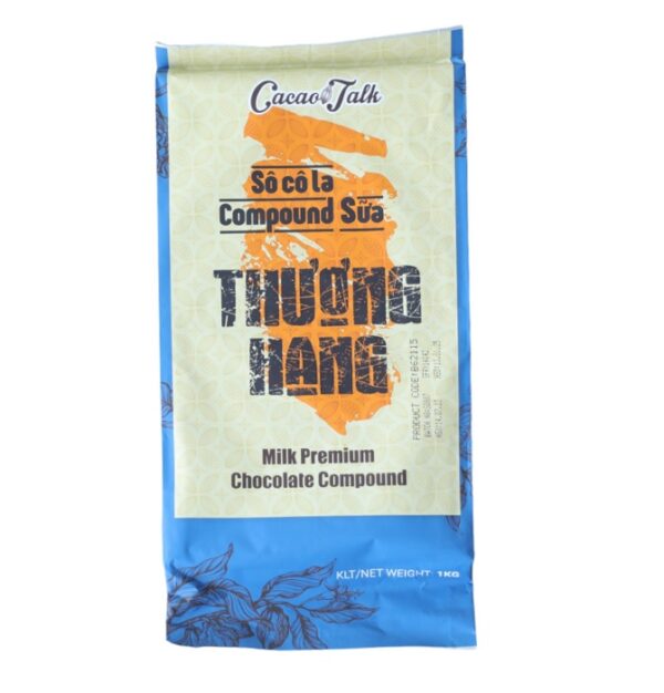 Sô Cô La Compound Sữa Thượng Hạng Dạng Khối Cacao Talk (1kg)