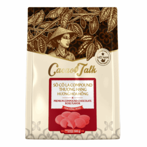 Premium Compound Chocolate Button - Rose Flavored (250g)