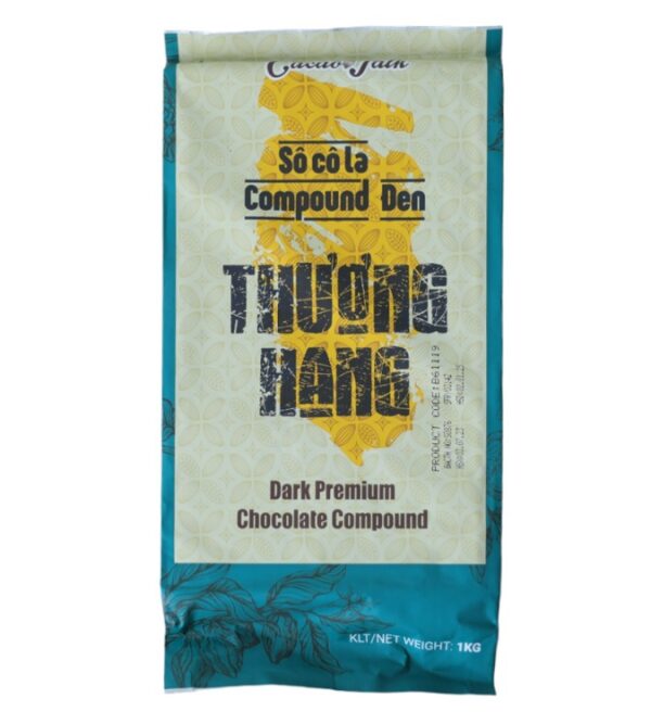 Sô Cô La Compound Đen Thượng Hạng Dạng Khối Cacao Talk (1kg)