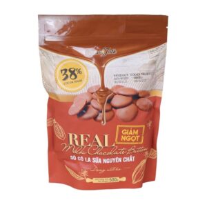 Sô Cô La Sữa Nguyên Chất 38% Dạng Nút Áo Cacao Talk (500g)