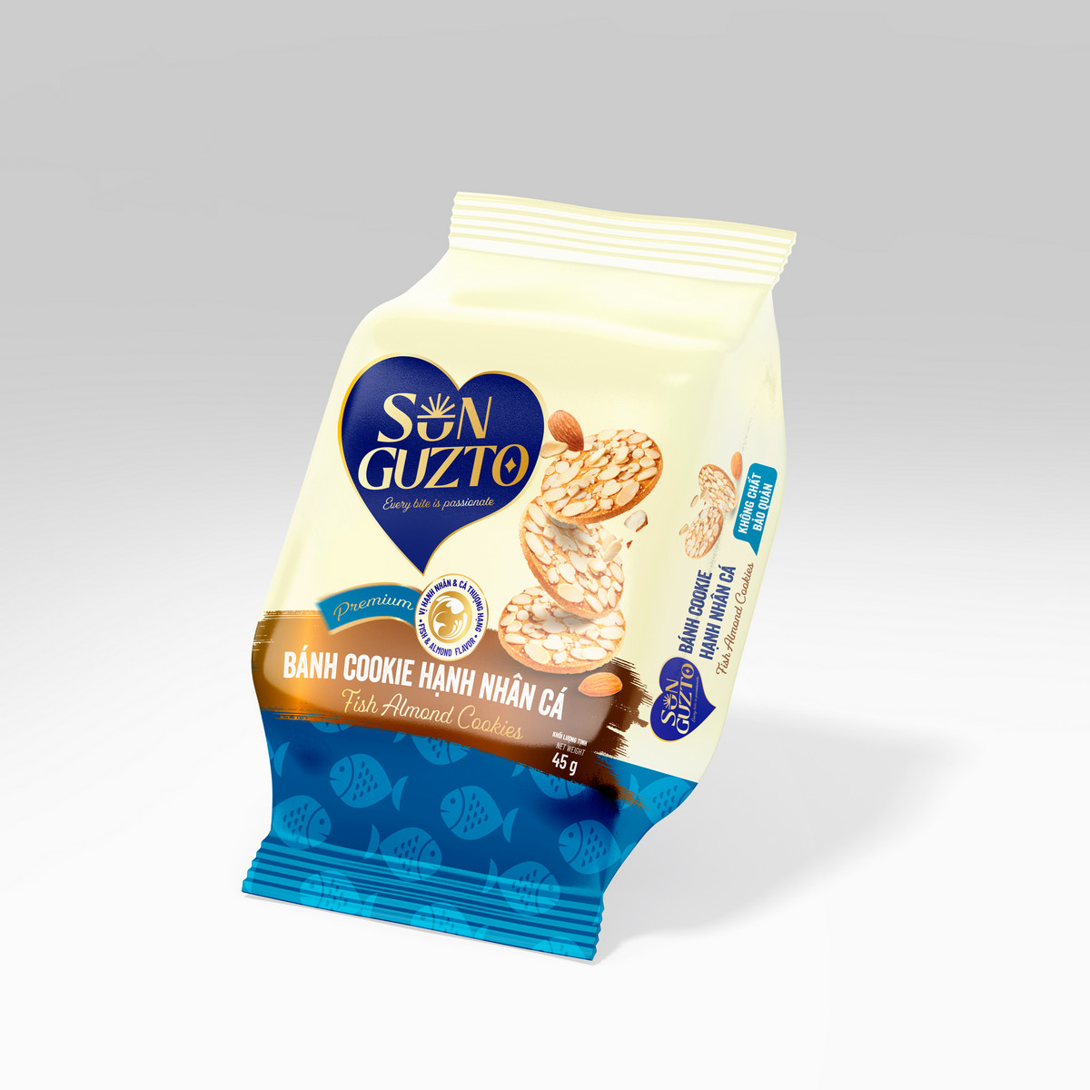 BÁNH COOKIE HẠNH NHÂN CÁ