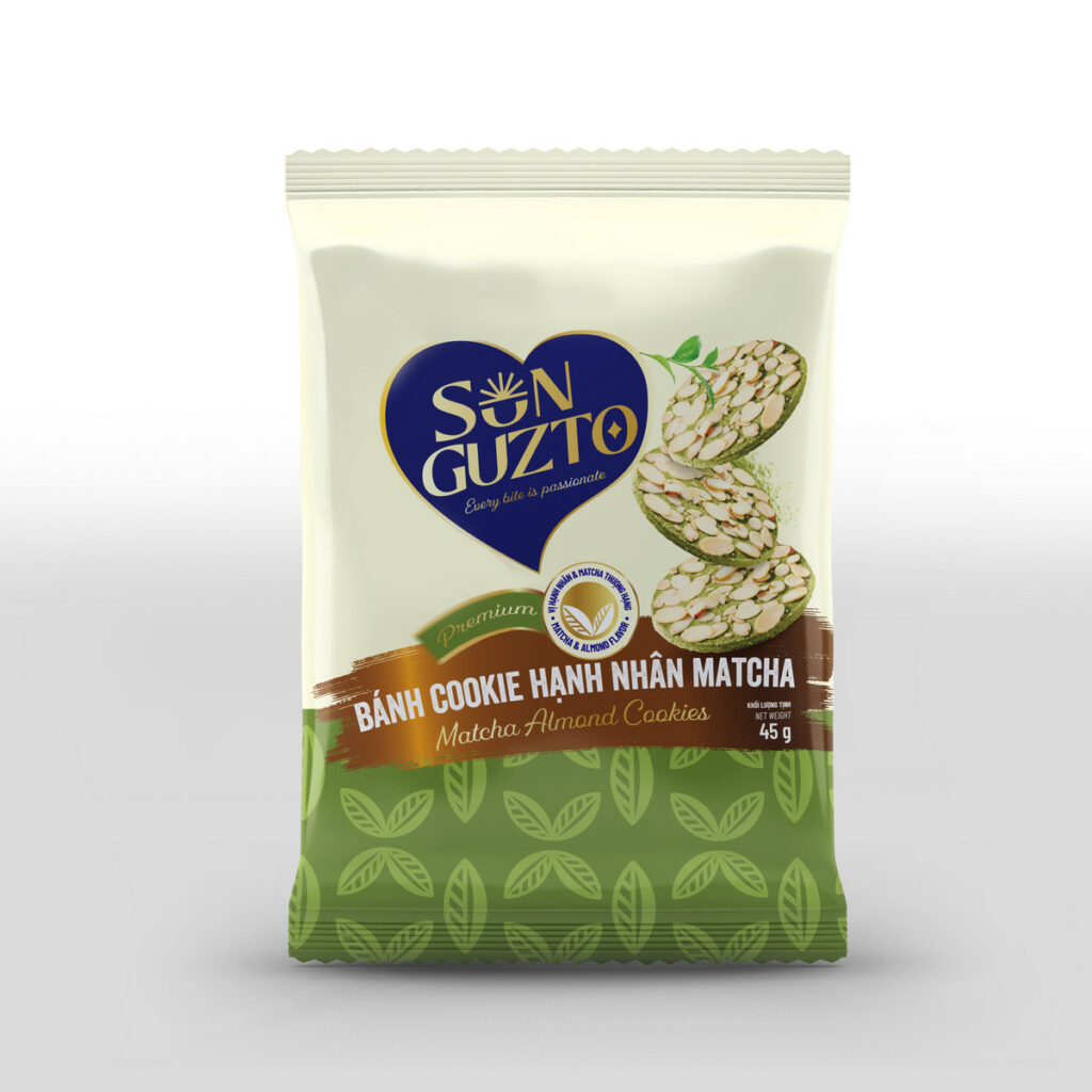BÁNH COOKIE HẠNH NHÂN MATCHA