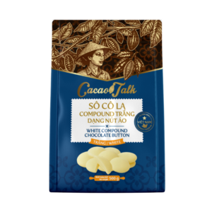 Sô Cô La Compound Trắng Dạng Nút Áo Cacao Talk (500 g)