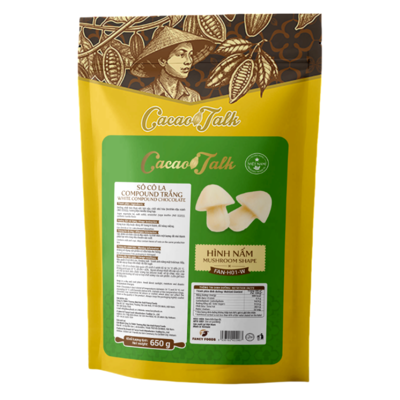 Sô Cô La Compound Trắng Hình Nấm