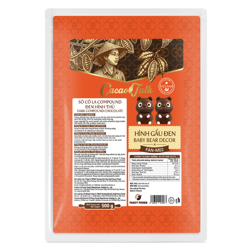 socola gau den - fancyfoods.vn